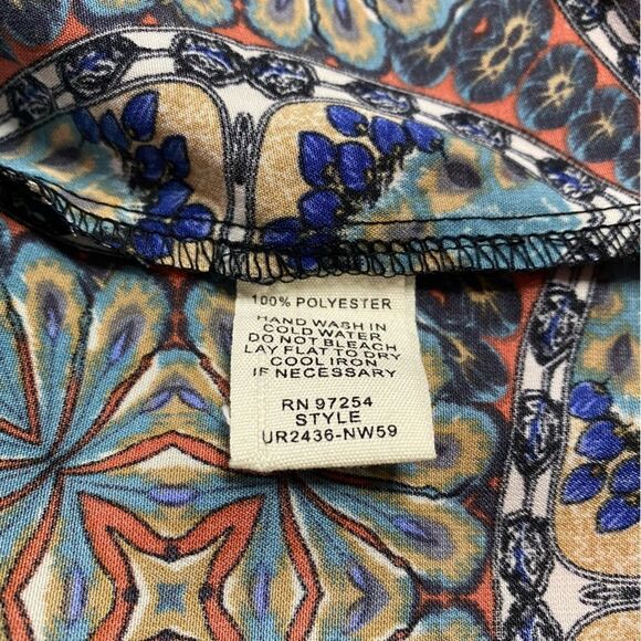 ONE Clothing Multicolor Print Long Sleeve Mini Dress Size S - Picture 3 of 5